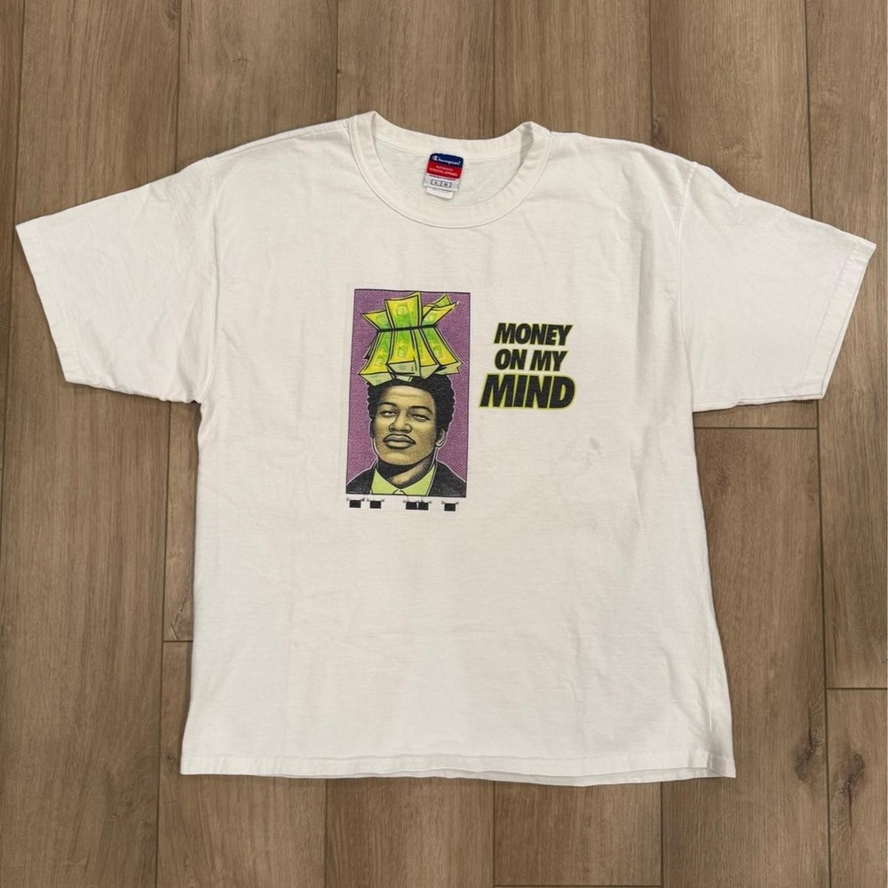 Champion Money On My Mind Tee t-shirt with graphic size Large